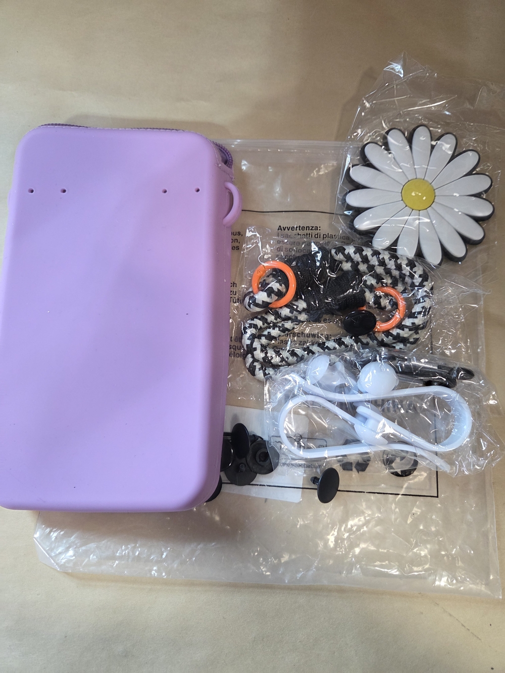 🍍Lavender Silicone Phone Case & Accessories